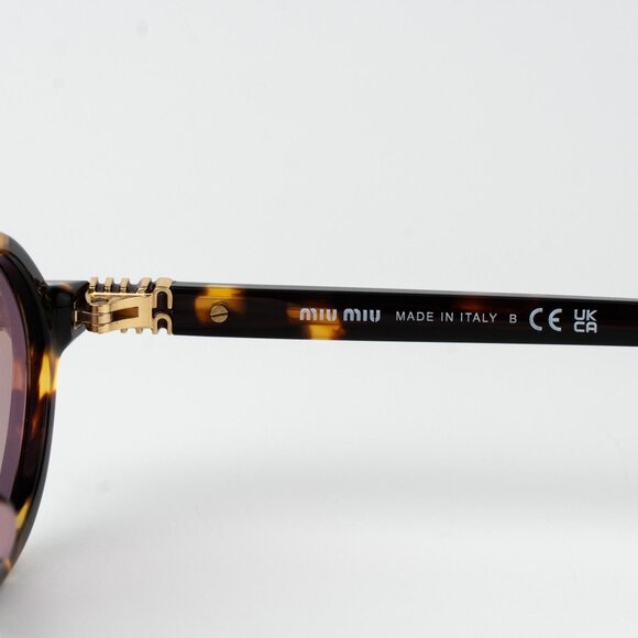 Miu Miu REGARD Men Sunglasses Havana Pink Mirror Silver MU04ZSF VAU50D REGARD - Picture 9 of 14